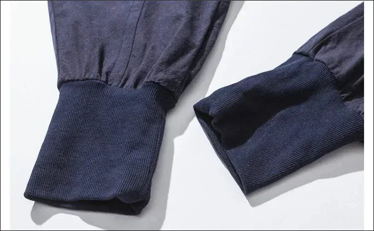 Elastic Men Streetwear Joggers 46Navy / US S