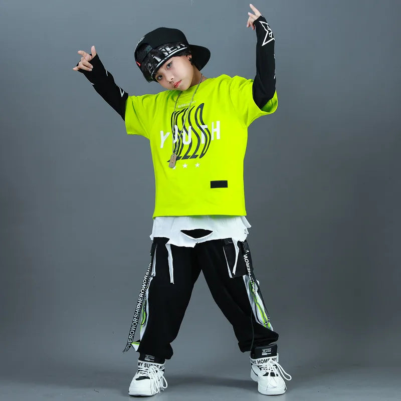 Kids Fashion Hip Hop Clothing Oversize