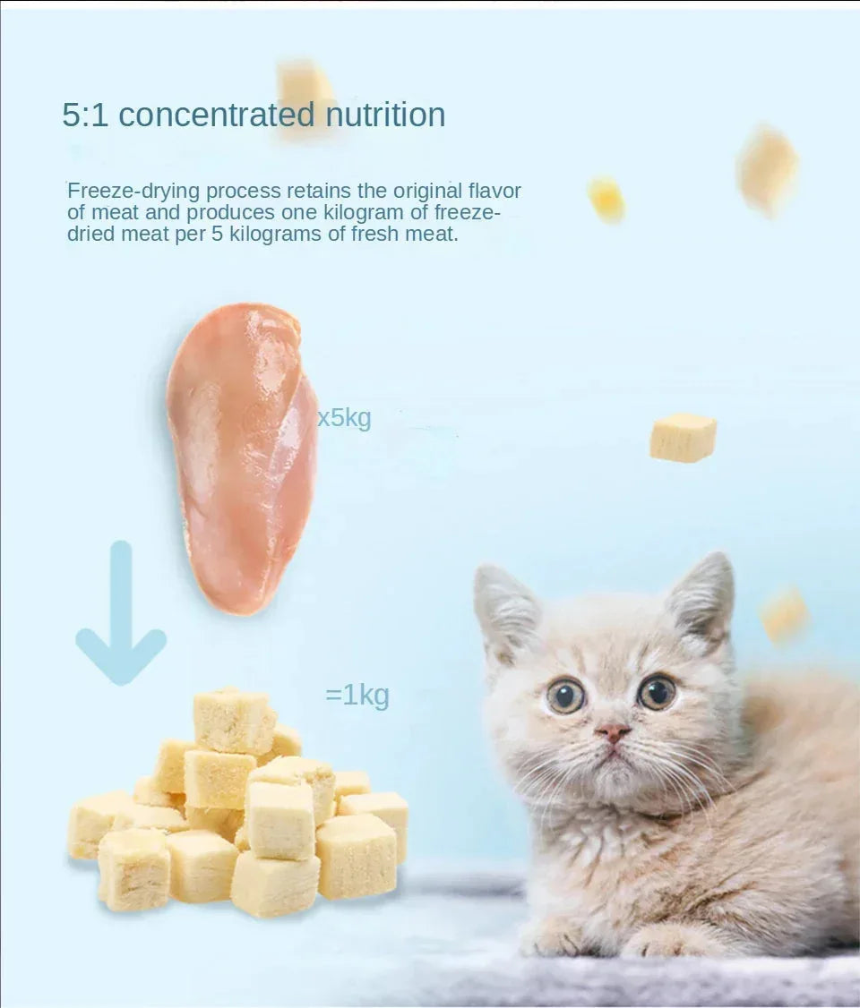 Pet snacks canned freeze-dried Chicken pellets 120g