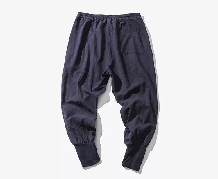 Elastic Men Streetwear Joggers 46Navy / US S