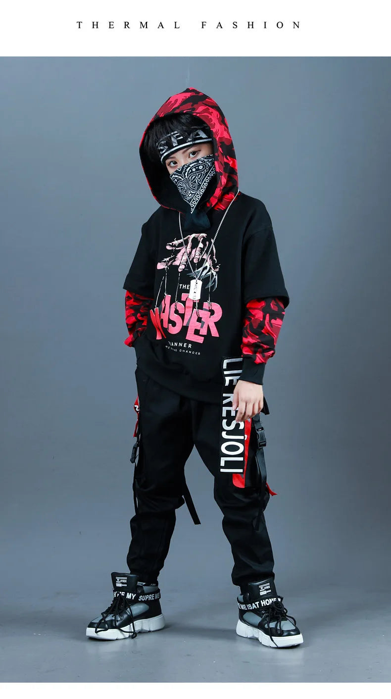 Kids Fashion Hip Hop Clothing Oversize