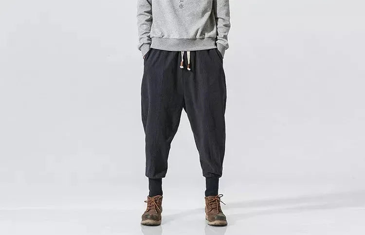 Elastic Men Streetwear Joggers 46Navy / US S