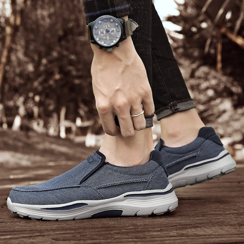 Denim Flat shoes Outdoor Sneakers