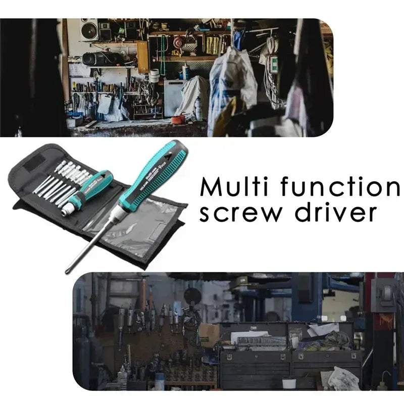 Magnetic Hand Tools Set Silver