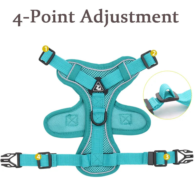 Adjustable Pet Harness Vest For Dogs