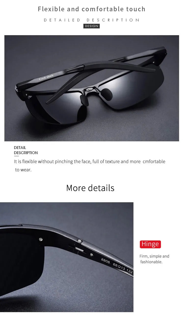 New aluminum magnesium sunglasses