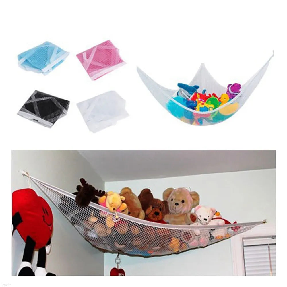 Large Toy Hammock Mesh Kids Bedroom Storage