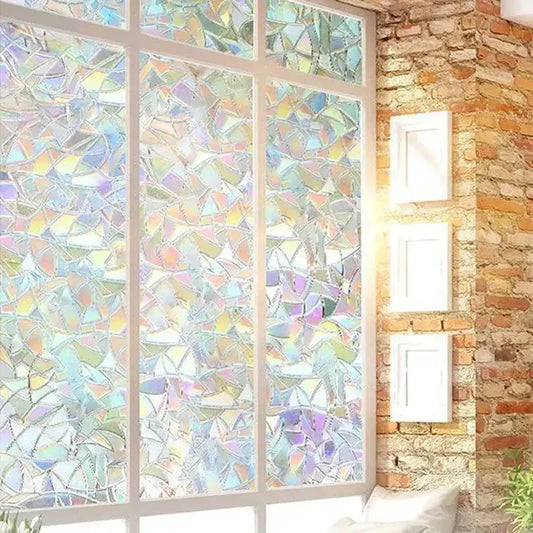 3D Static Cling Flower Glass Sticker (Opaque Window Film) A1 100X45CM / United States