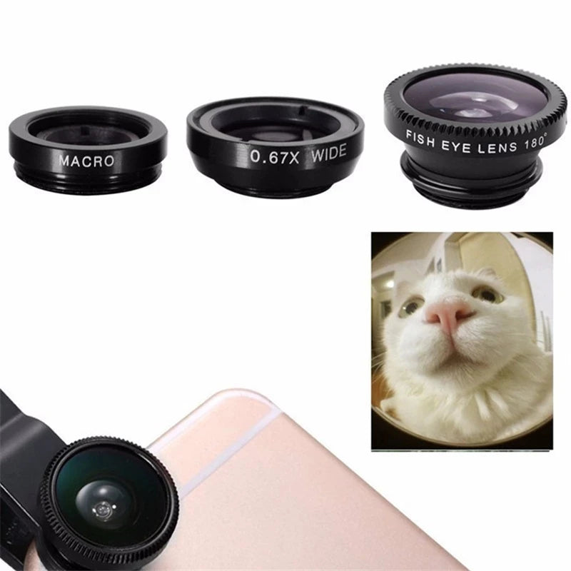 3 in 1 Fisheye Phone Lens