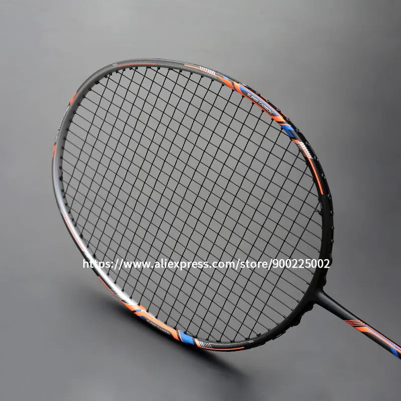 100% Full Carbon Fiber Strung Badminton Rackets