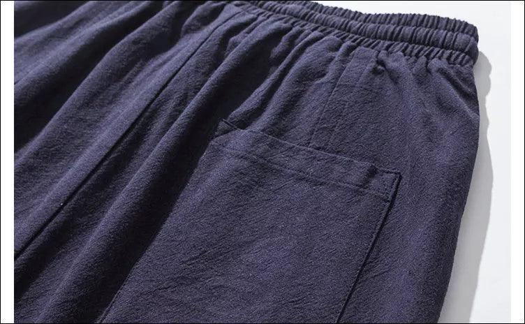 Elastic Men Streetwear Joggers 46Navy / US S