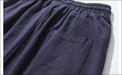 Elastic Men Streetwear Joggers 46Navy / US S