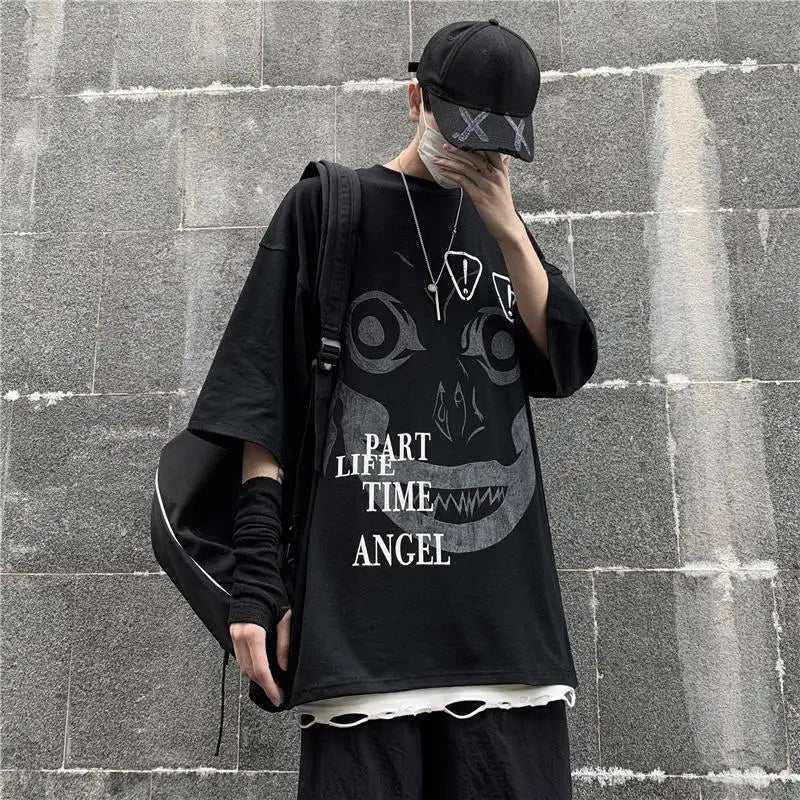 Street Graphic Basic Tees Male Tshirt