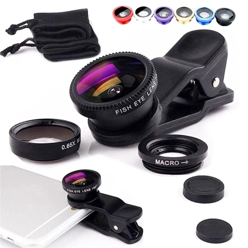 3 in 1 Fisheye Phone Lens