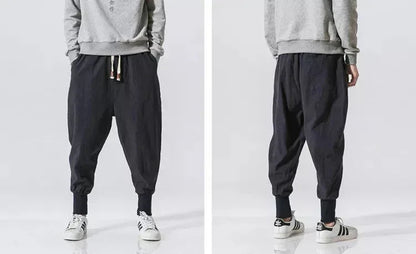 Elastic Men Streetwear Joggers 46Navy / US S
