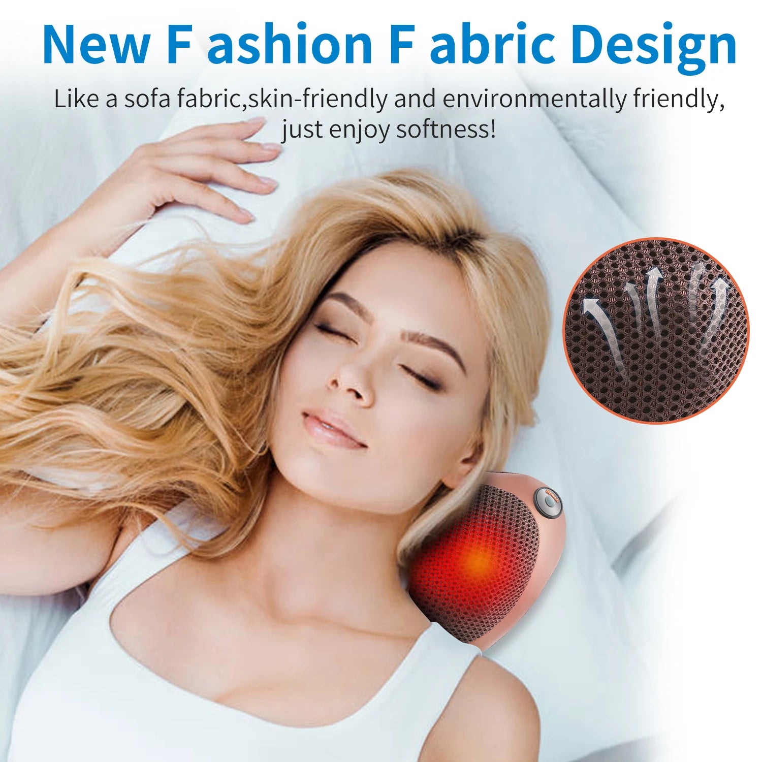 Massage Pillow for Head Relax Electric Shoulder Back Shiatsu Neck Massage