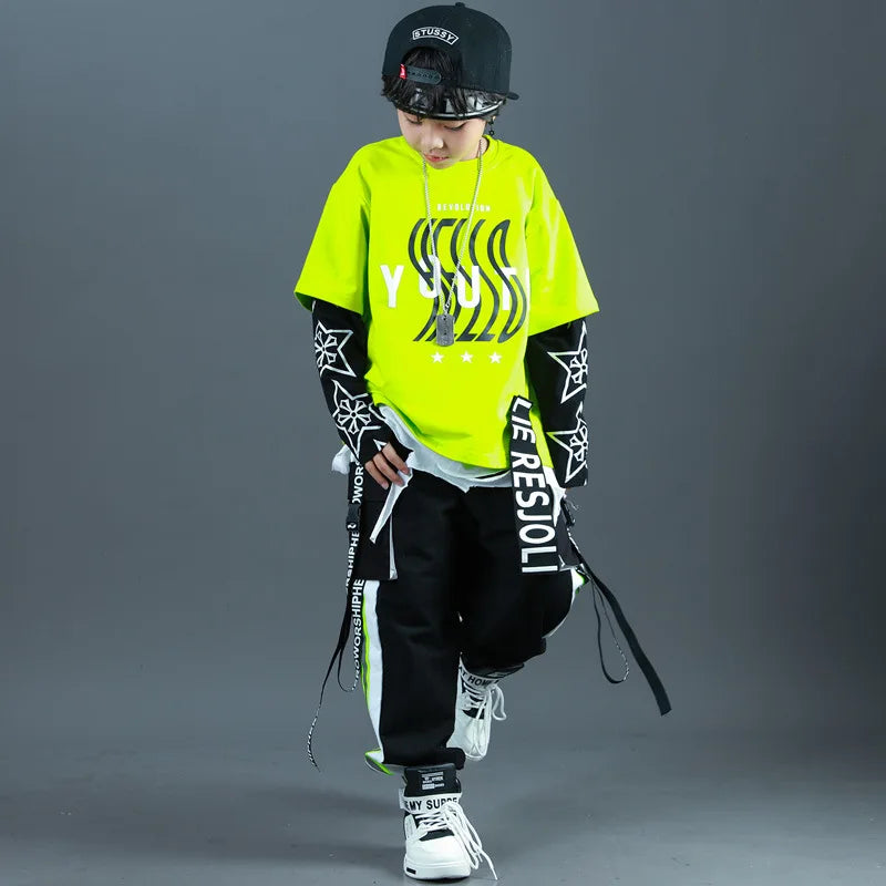 Kids Fashion Hip Hop Clothing Oversize