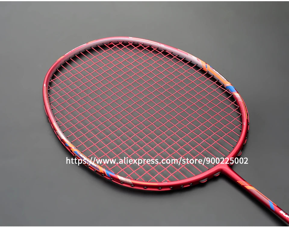 100% Full Carbon Fiber Strung Badminton Rackets