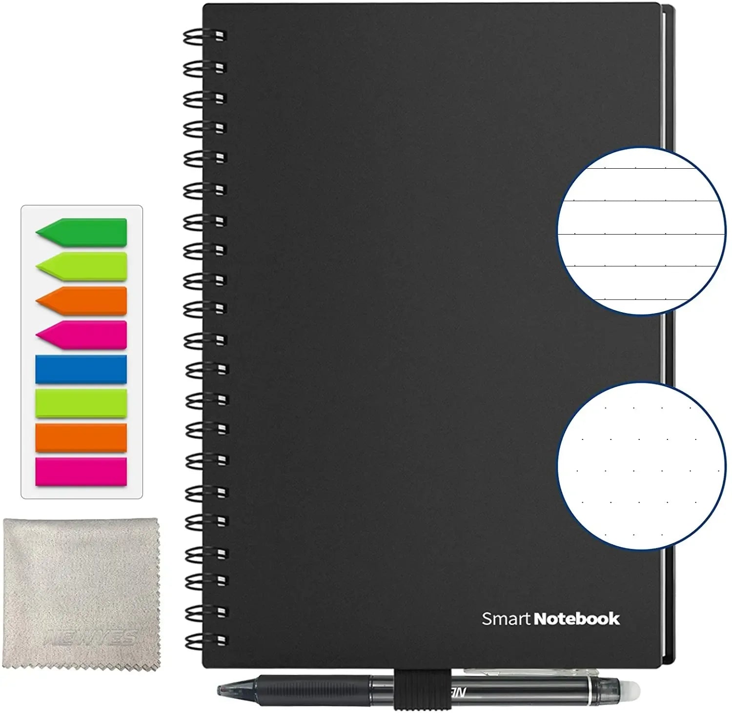 Erasable Wirebound Notebook A5-Dotted lined