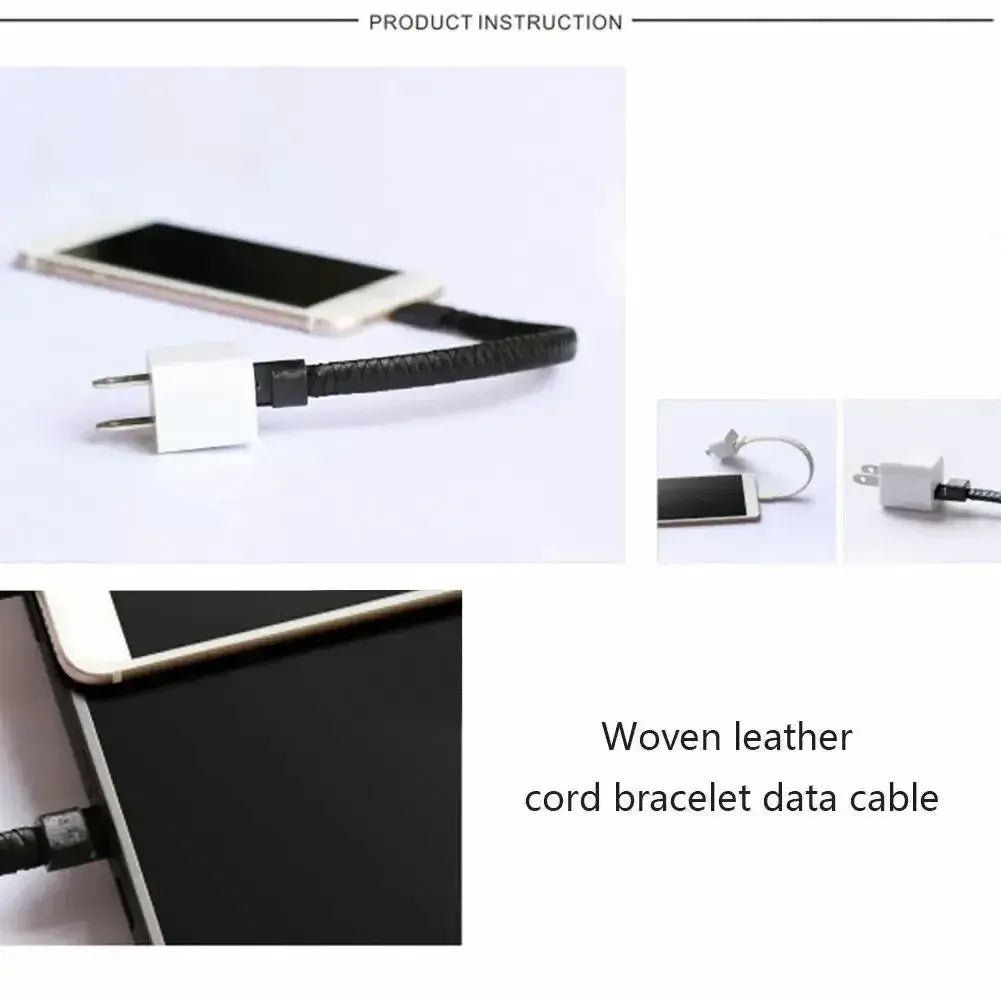 Bracelet USB Charging Cable for iphone / 20cm