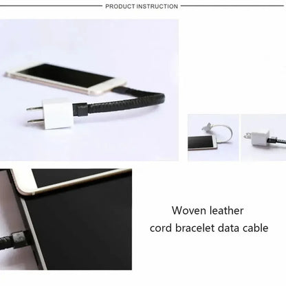 Bracelet USB Charging Cable for iphone / 20cm