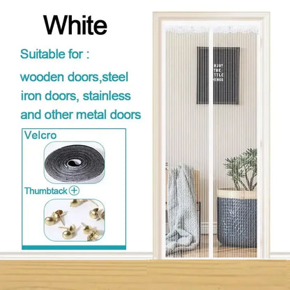 Magnetic Screen Door Black / 80X210CM