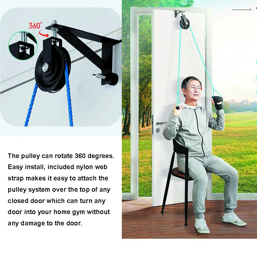 Steel Shoulder Arm Pulley System Set