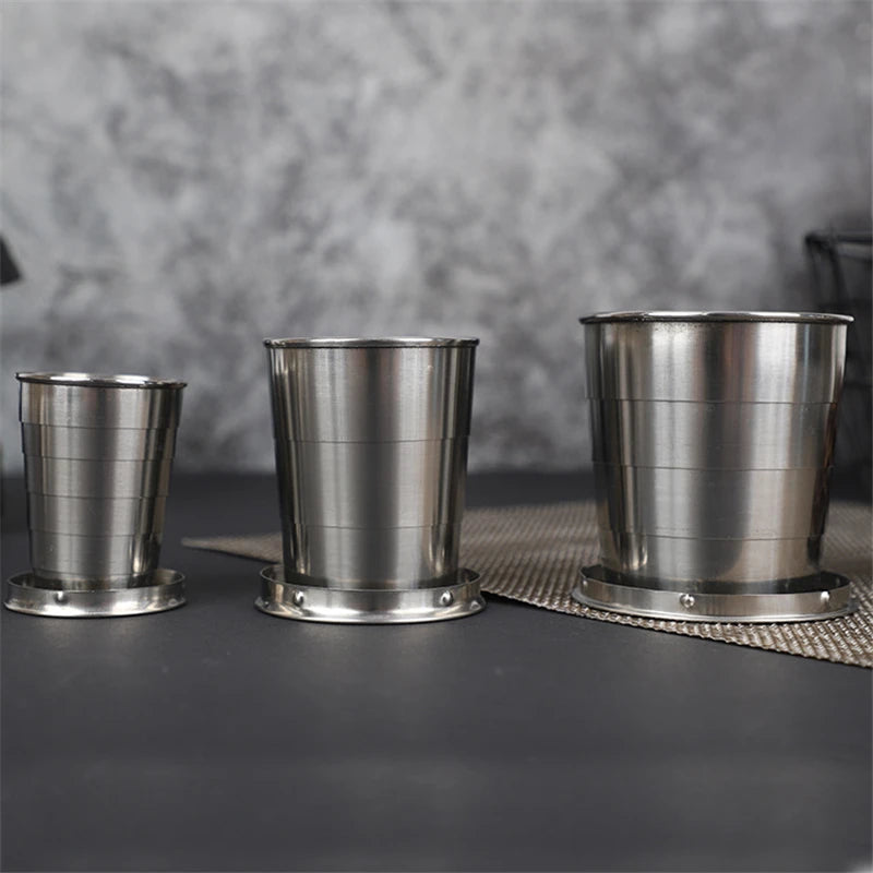 Stainless Steel Folding Cup 75/150/250ML