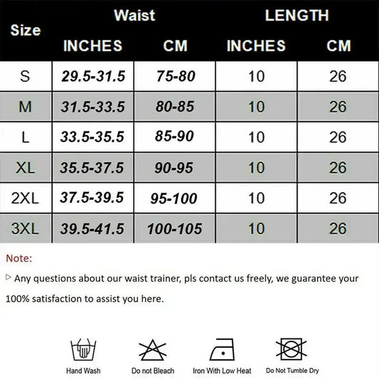 Silver Coating Sweat Sauna Waist Trainer Belt Adjustable Workout Body Shaper with Double Strap Zipper Silver Inner Black / L / United States