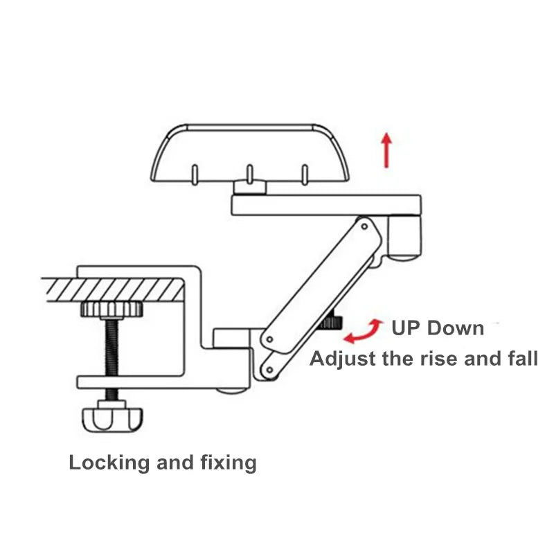 Metal Arm Rest WrisT Support Home Office