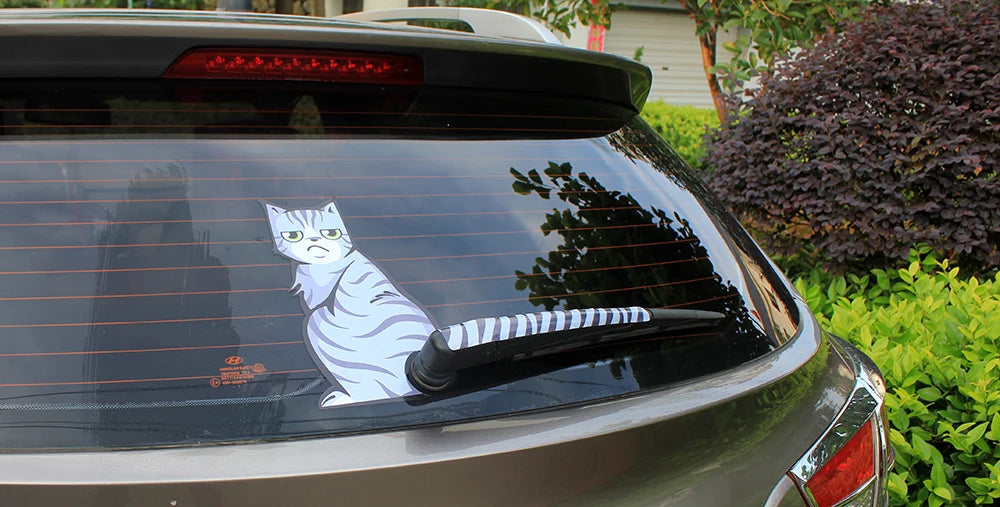 Tail Decal Wiper Animal Pattern