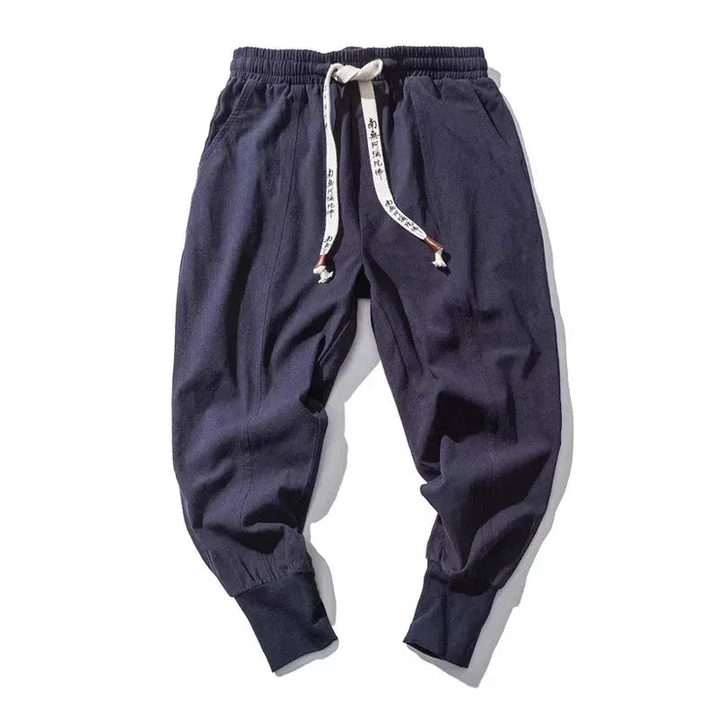 Elastic Men Streetwear Joggers 46Navy / US S