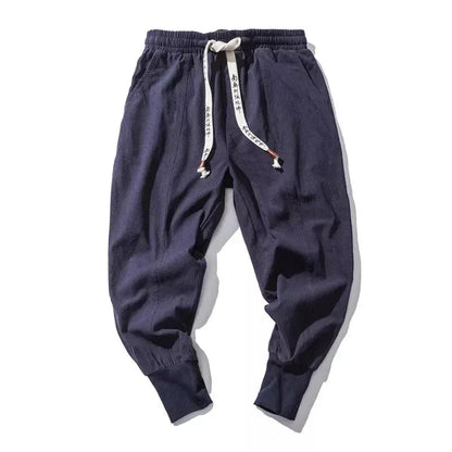 Elastic Men Streetwear Joggers 46Navy / US S