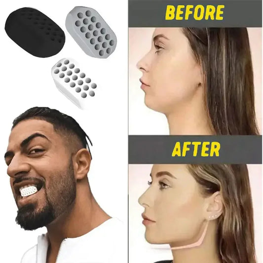 Jaw Line Trainer Exerciser Ball White