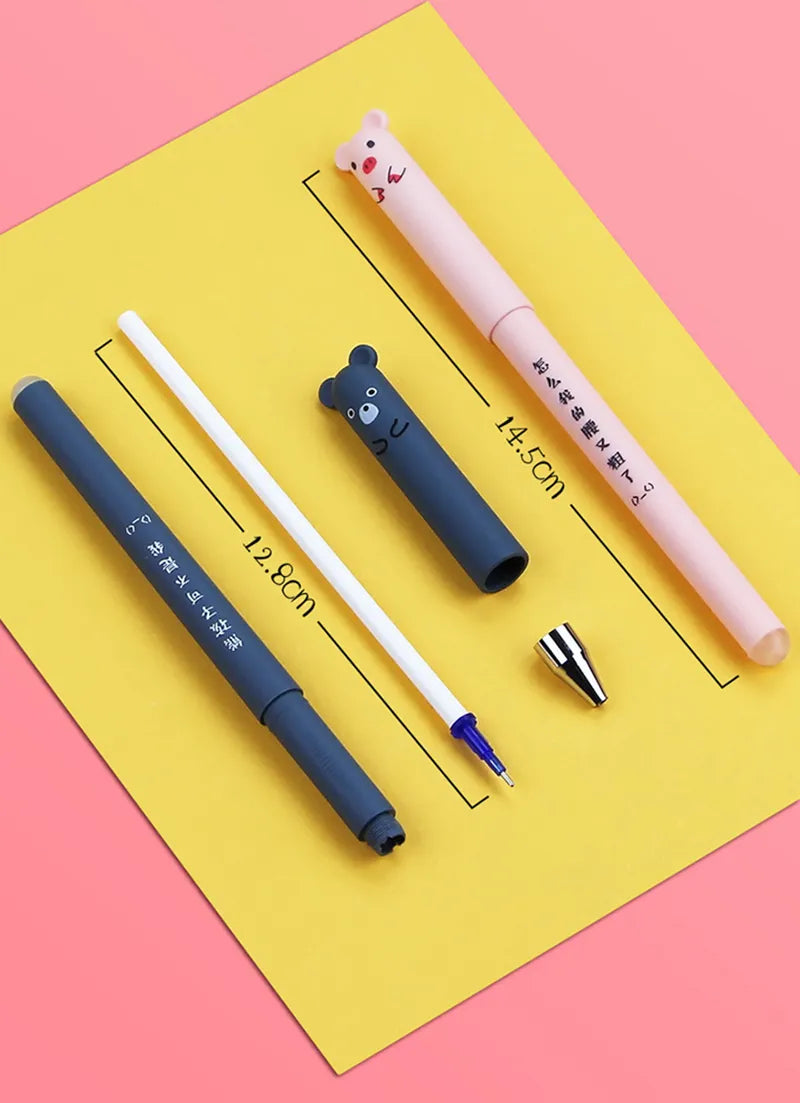 Kawaii Erasable Pens for Writing Notebooks