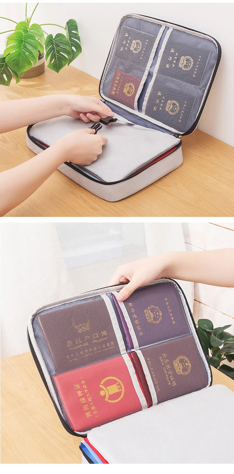 Document Bags Multifunctional Home Travel Organizer