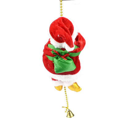 Electric Climbing Santa Claus Decoration – Animated Christmas Ornament A / United States