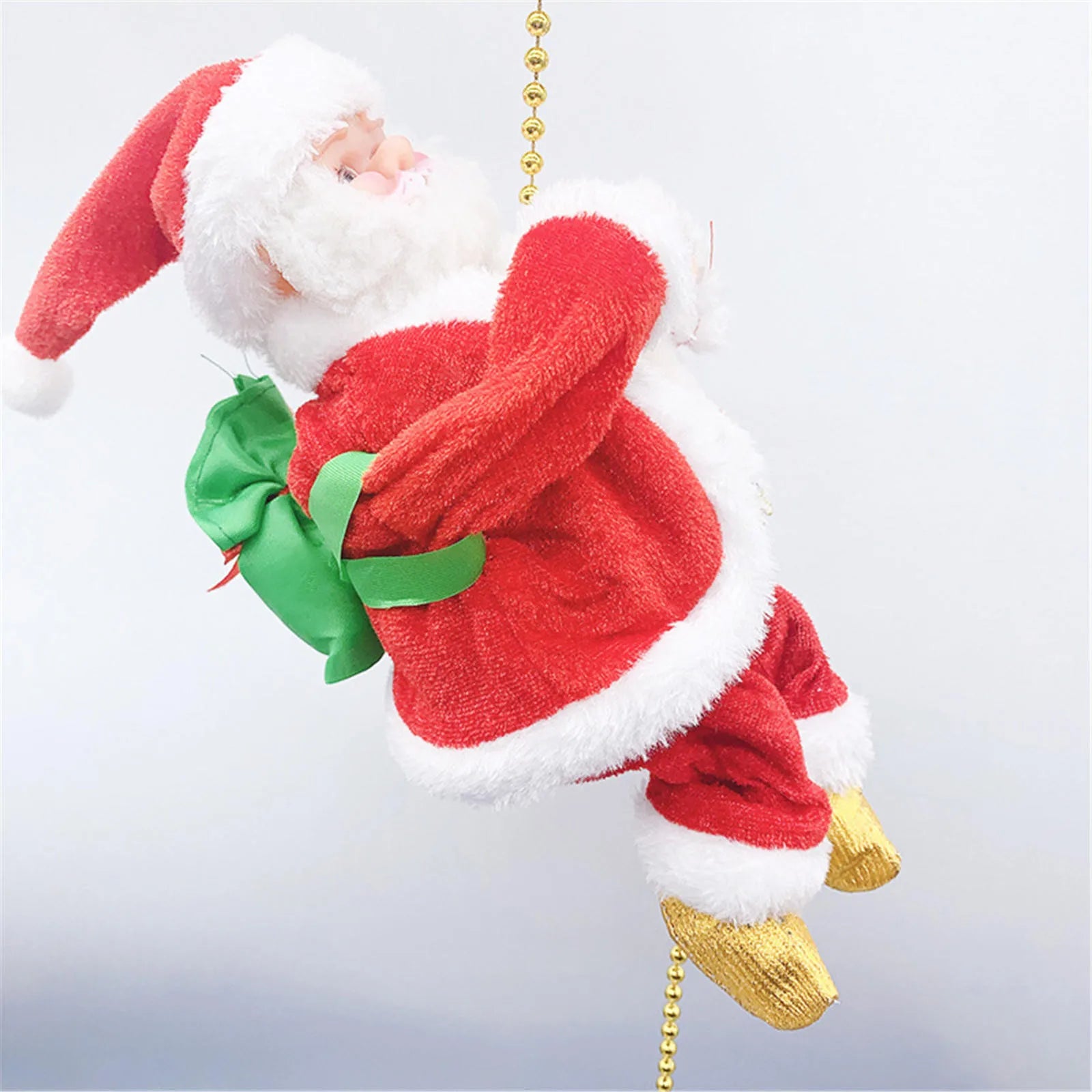 Electric Climbing Santa Claus Decoration – Animated Christmas Ornament A / United States