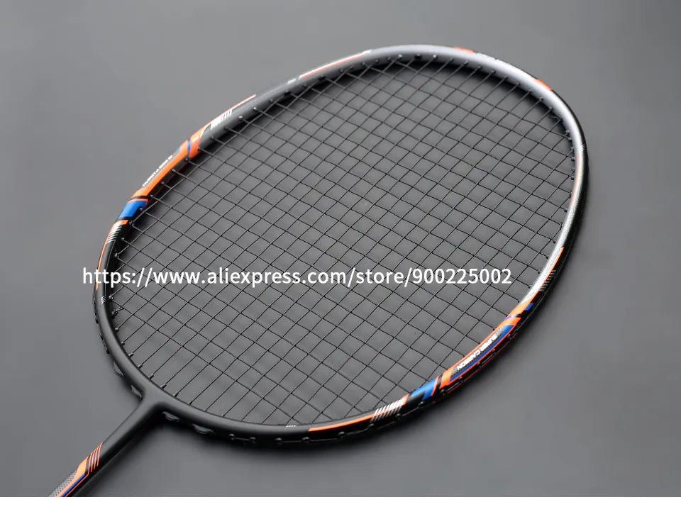 100% Full Carbon Fiber Strung Badminton Rackets