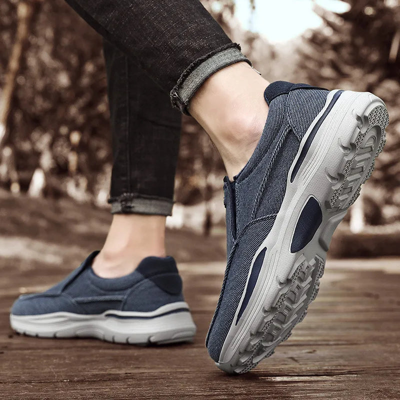 Denim Flat shoes Outdoor Sneakers