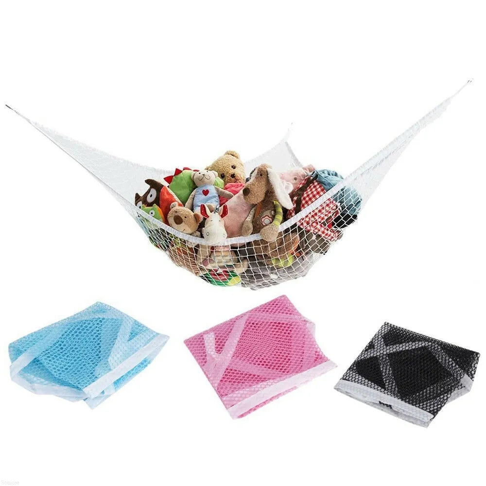 Large Toy Hammock Mesh Kids Bedroom Storage