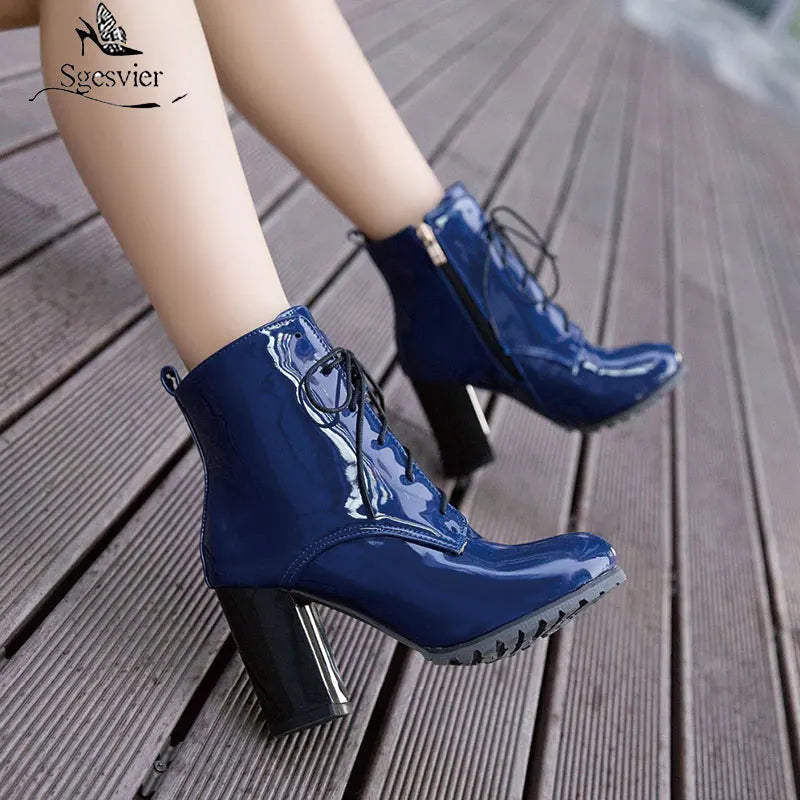 Ankle Boots For Women Shoes High Heels Short Boots