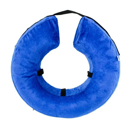 Inflatable Pet Collar Anti-bite Neck Blue / XS