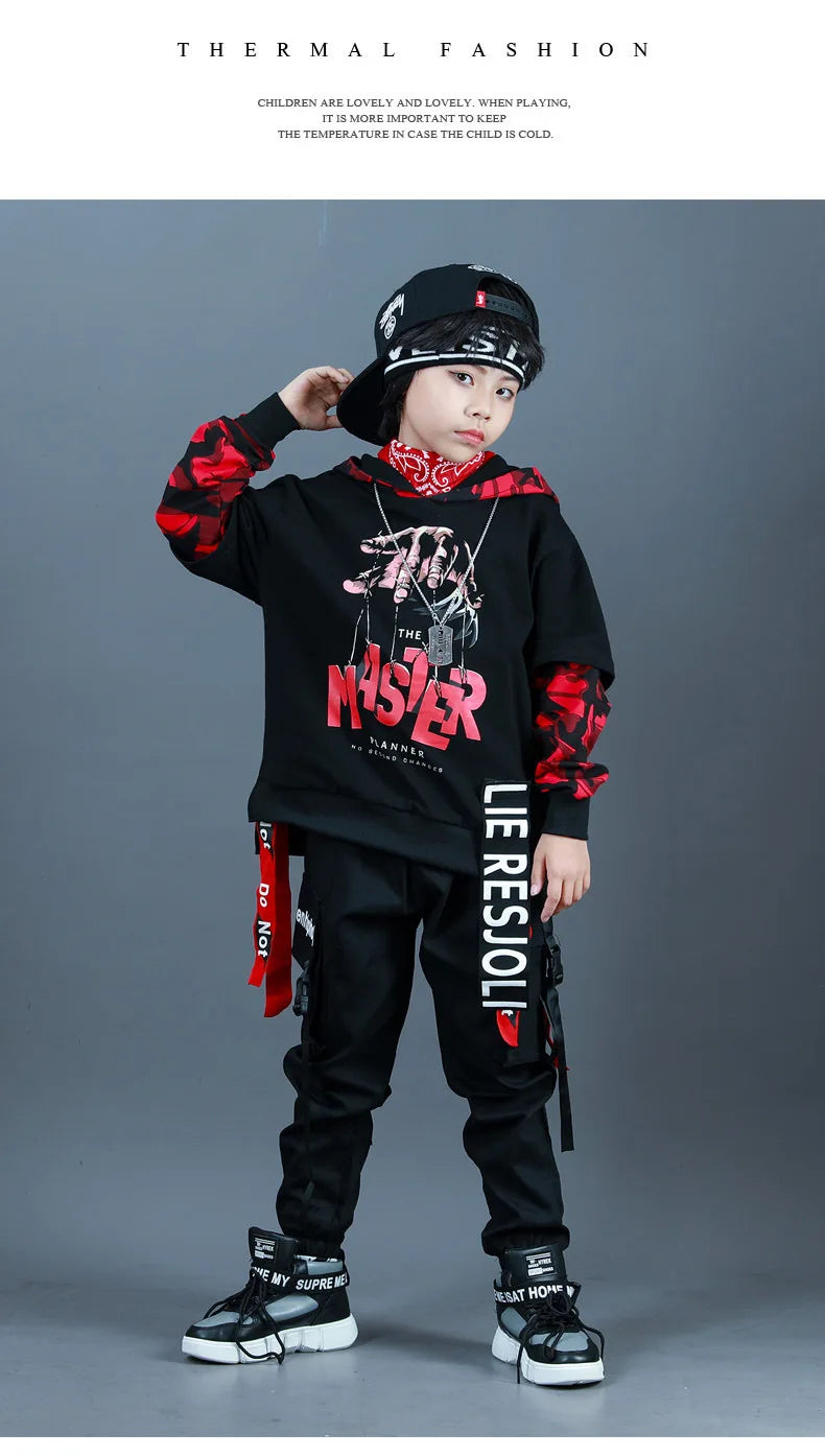 Kids Fashion Hip Hop Clothing Oversize