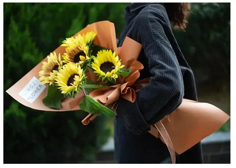 Roll Flower Solid Color Packaging Papers Minx