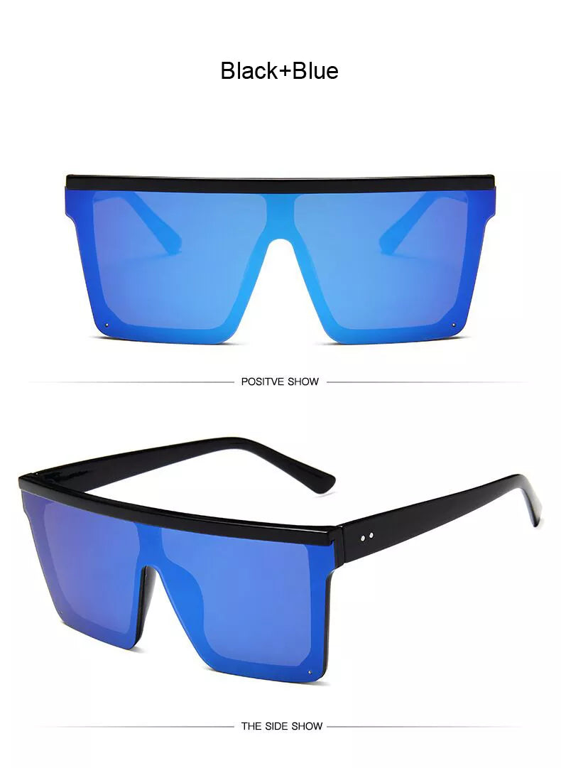 Black Fashion Square Sun Glasses Male