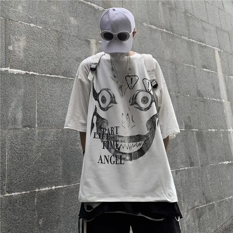 Street Graphic Basic Tees Male Tshirt