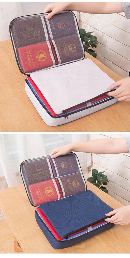 Document Bags Multifunctional Home Travel Organizer Pink