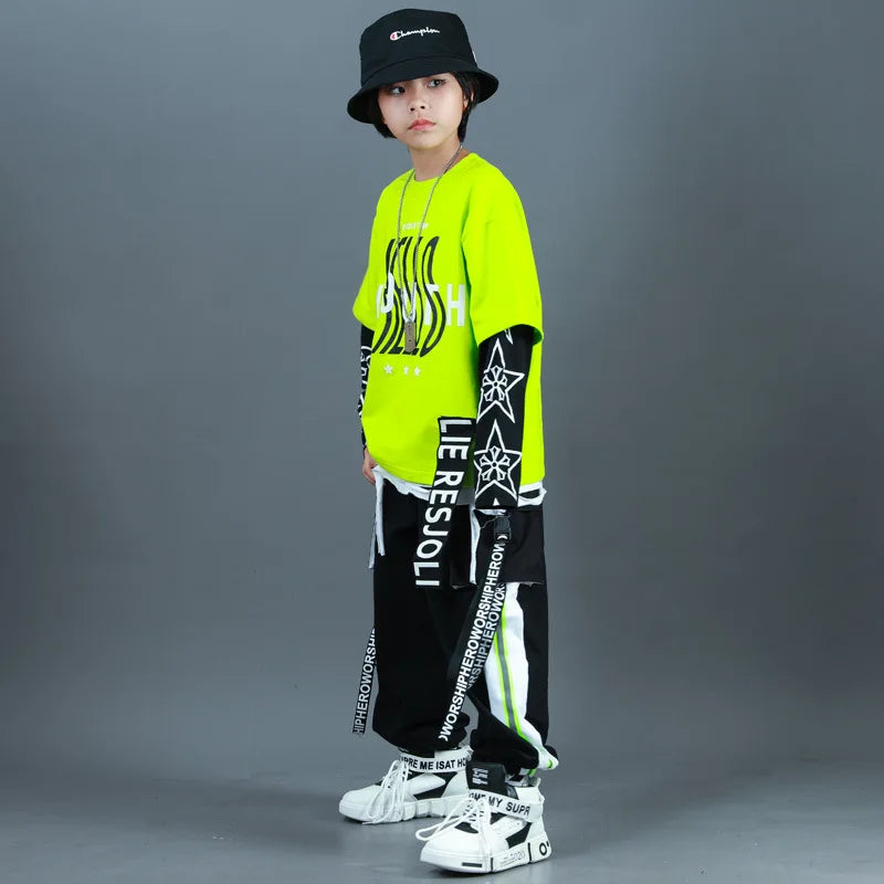 Kids Fashion Hip Hop Clothing Oversize