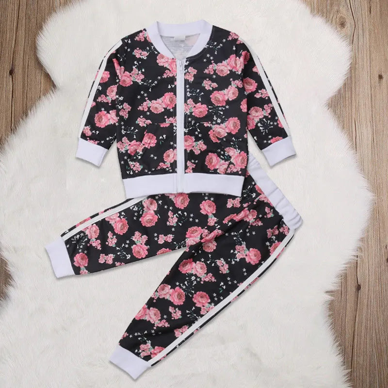 Long Sleeve Sweatshirt Long Pants Outfits Toddler